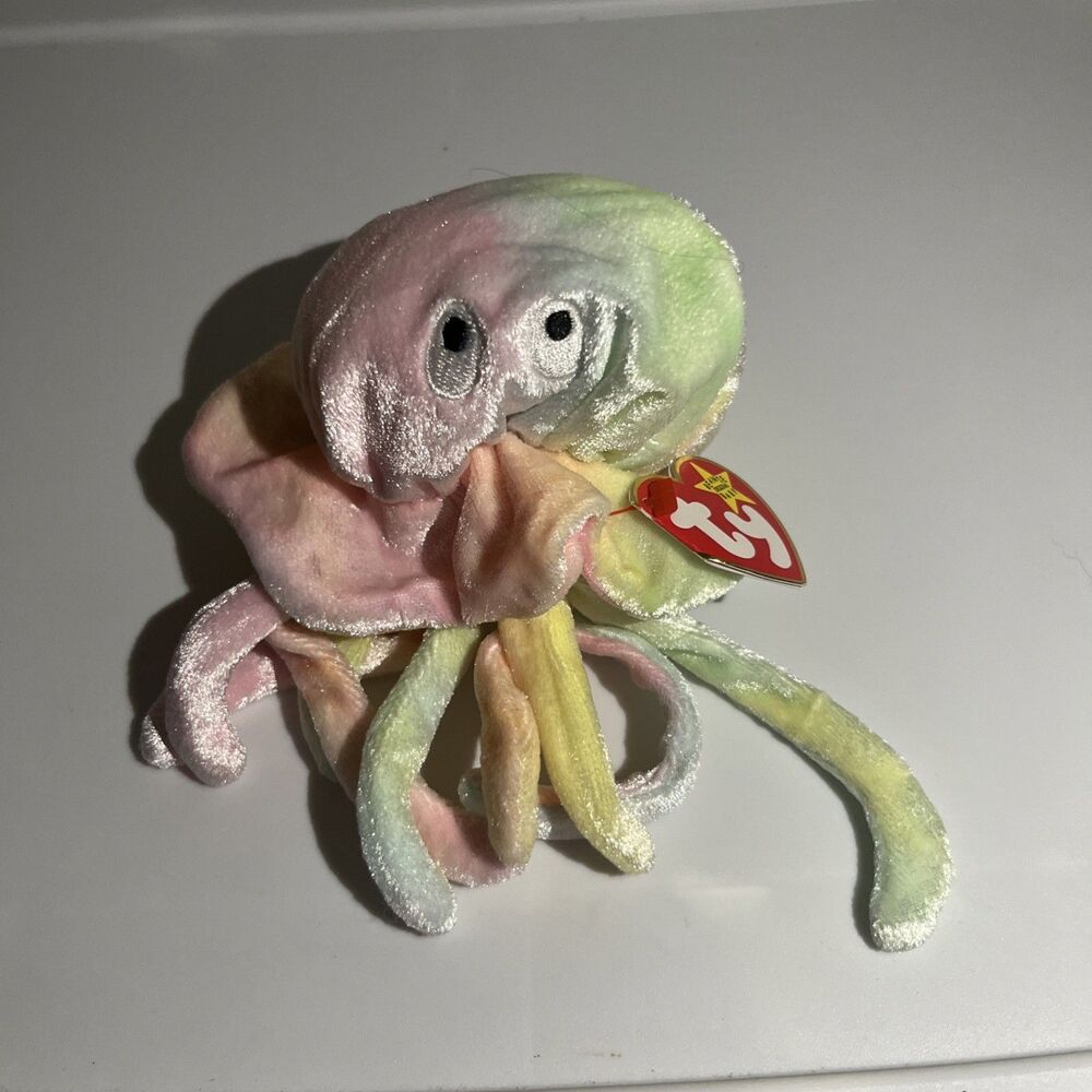 TY Retired Beanie Baby Goochy 4230 The Jellyfish 1999 New MWMT